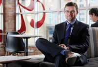 As head of the Chamber of Commerce, Adam Legge is spreading the word about Calgary’s excellence. (Photo by Riley Brandt)