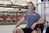 Fitness consultant James Fell took up writing after doing his master’s. (Photo by Riley Brandt)